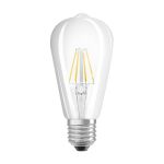 Ledvance Classic LED E27 Pear Filament Clear 4W 470lm - 827 Extra Warm White | Replaces 40W