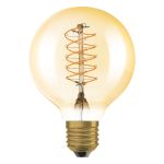 Ledvance Vintage 1906 LED E27 Globe Gold 4.8W 420lm - 822 Extra Warm White | Dimmable - Replaces 37W