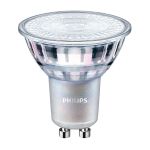 Philips MASTER Value LED Spot GU10 PAR16 3.7W 285lm 60D - 940 Cool White | Best Colour Rendering - Dimmable - Replaces 35W