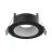Noxion LED Spot Ares Deep ring Black - With Inner Ring White | Cutout 68mm - incl. GU10 Fitting