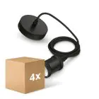 Multipack 4x Philips Cord Vintage Black