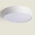 LED Ceiling Round Textile White | 500mm - Suitable for 3x E27 – Max 40W